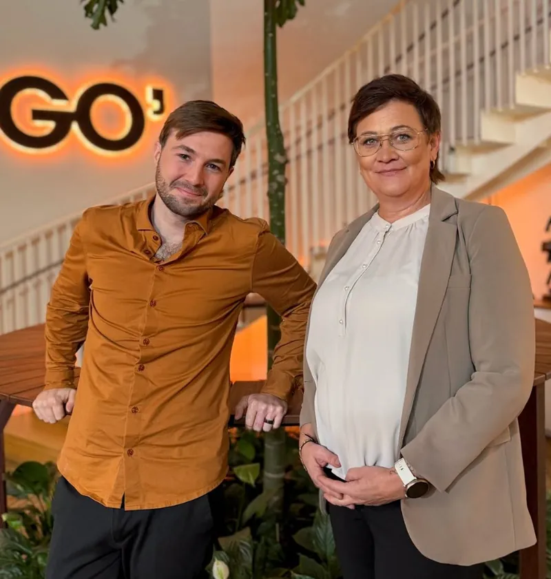 Jesper og Sanne fra MitLivMed i Go' morgen Danmarks studie hos TV 2